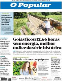 Capa do jornal O Popular 10/03/2026