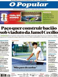 Capa do jornal O Popular 10/06/2026