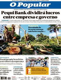 Capa do jornal O Popular 21/05/2026