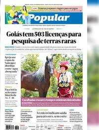 Capa do jornal O Popular 23/05/2026