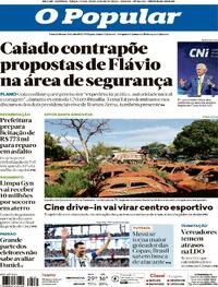 Capa do jornal O Popular 23/06/2026
