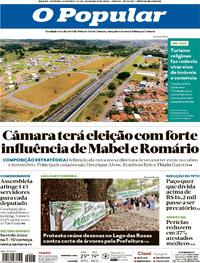 Capa do jornal O Popular 26/05/2026