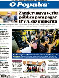 Capa do jornal O Popular 27/05/2026