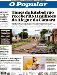 Capa do jornal O Popular 28/05/2026