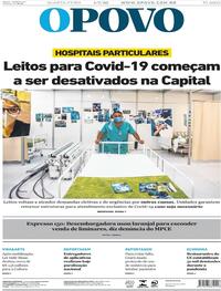 Capa do jornal O Povo 01/07/2020