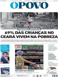 Capa do jornal O Povo 02/11/2020