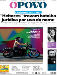 Capa do jornal O Povo 03/10/2020