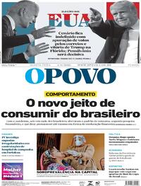 Capa do jornal O Povo 04/11/2020
