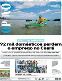 Capa do jornal O Povo 05/09/2020