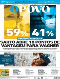 Capa do jornal O Povo 21/11/2020