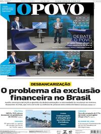 Capa do jornal O Povo 24/11/2020