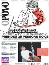 Capa do jornal O Povo 25/11/2020