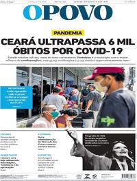 Capa do jornal O Povo 30/06/2020