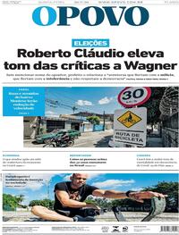Capa do jornal O Povo 30/07/2020