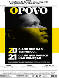 Capa do jornal O Povo 31/12/2020