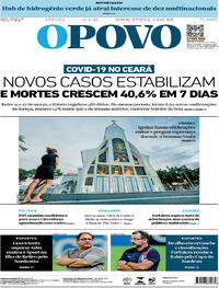 Capa do jornal O Povo 03/04/2021