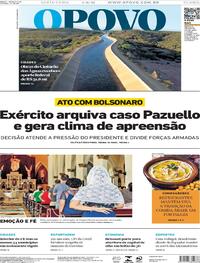 Capa do jornal O Povo 04/06/2021