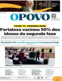 Capa do jornal O Povo 06/04/2021