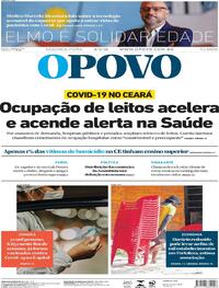 Capa do jornal O Povo 08/02/2021