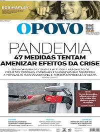 Capa do jornal O Povo 10/05/2021