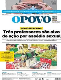 Capa do jornal O Povo 12/05/2021