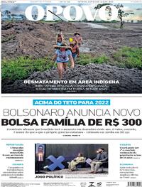 Capa do jornal O Povo 16/06/2021