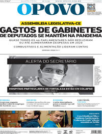 Capa do jornal O Povo 17/03/2021