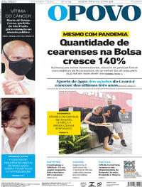 Capa do jornal O Povo 17/05/2021