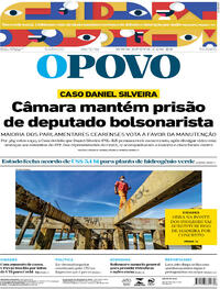 Capa do jornal O Povo 20/02/2021