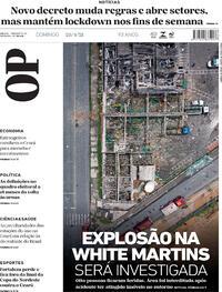 Capa do jornal O Povo 25/04/2021