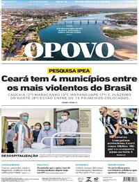 Capa do jornal O Povo 25/06/2021