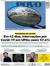 Capa do jornal O Povo 28/04/2021