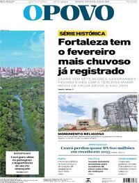 Capa do jornal O Povo 01/03/2024
