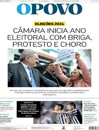 Capa do jornal O Povo 02/02/2024