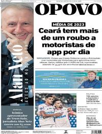 Capa do jornal O Povo 04/04/2024