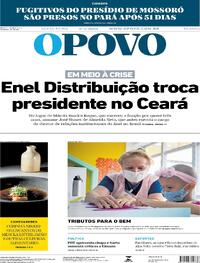 Capa do jornal O Povo 05/04/2024