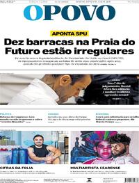 Capa do jornal O Povo 06/02/2024