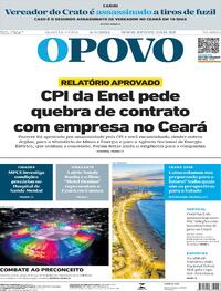 Capa do jornal O Povo 08/05/2024