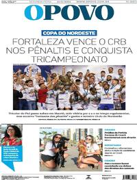 Capa do jornal O Povo 10/06/2024