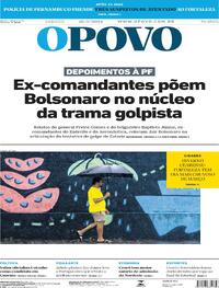 Capa do jornal O Povo 16/03/2024