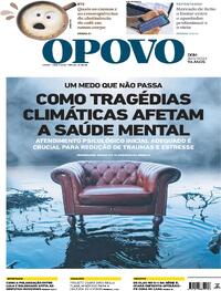 Capa do jornal O Povo 19/05/2024