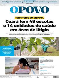 Capa do jornal O Povo 21/02/2024