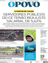 Capa do jornal O Povo 21/03/2024