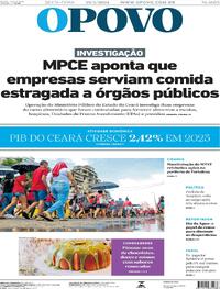 Capa do jornal O Povo 22/03/2024