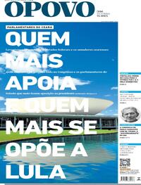 Capa do jornal O Povo 24/03/2024
