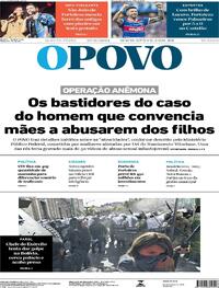 Capa do jornal O Povo 27/06/2024