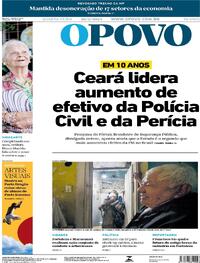 Capa do jornal O Povo 28/02/2024