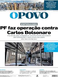 Capa do jornal O Povo 30/01/2024