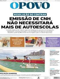 Capa do jornal O Povo 02/12/2025