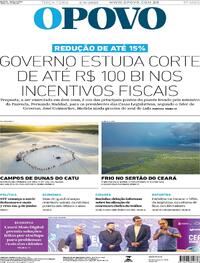 Capa do jornal O Povo 03/06/2025